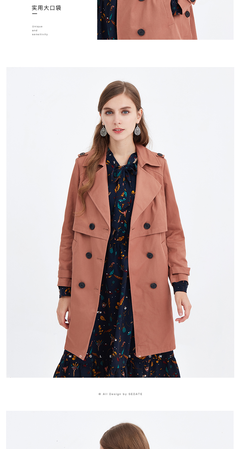 Trench pour femme SEDATE en Coton - Ref 3226243 Image 17