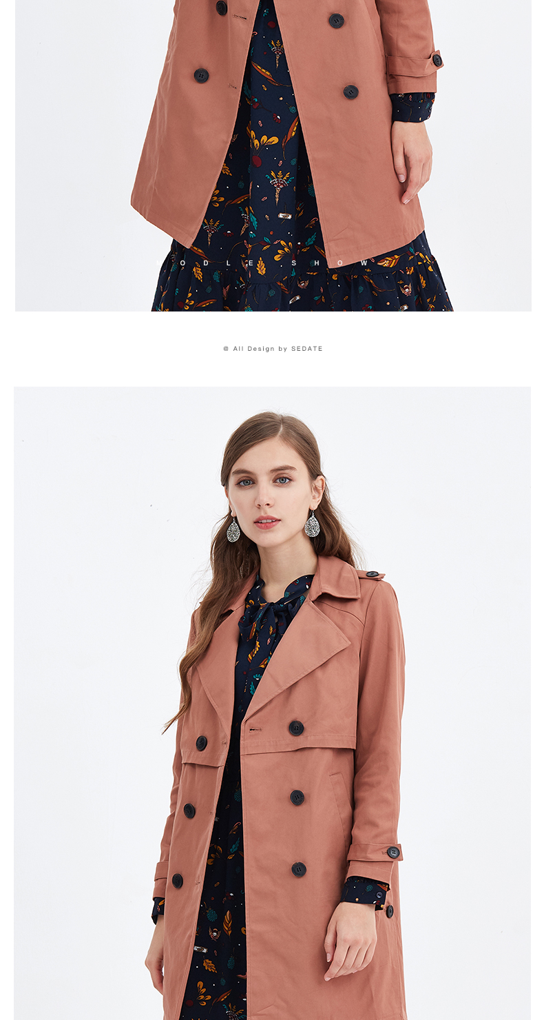 Trench pour femme SEDATE en Coton - Ref 3226243 Image 15