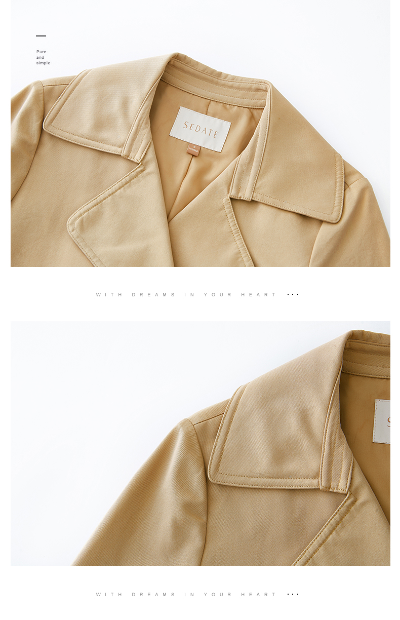 Trench pour femme SEDATE en Coton - Ref 3226292 Image 22