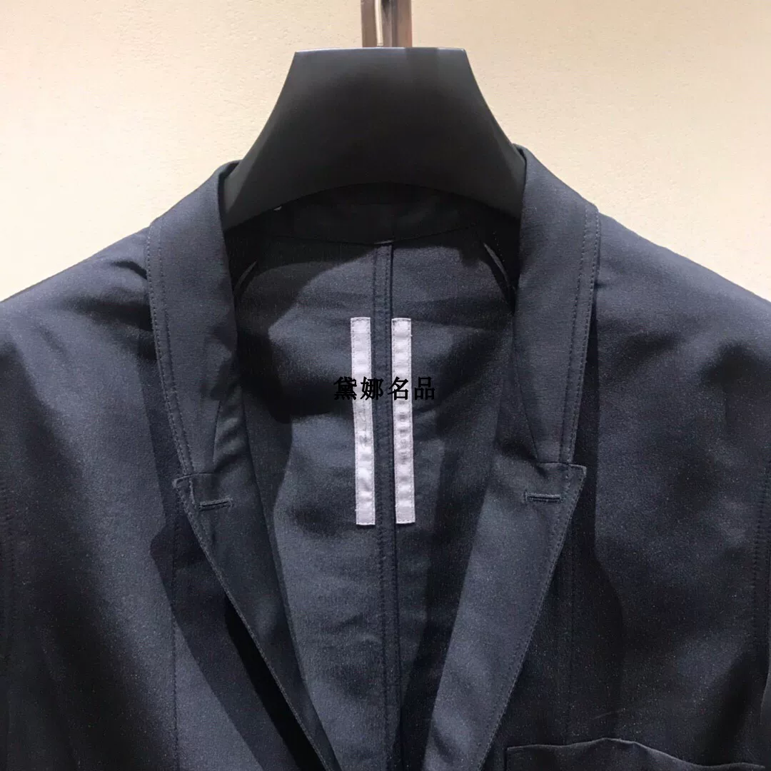 [Оригинал в наличии Rick Owens 21SS главная линия средняя длинная свободная мужской пиджак RU21S6723]