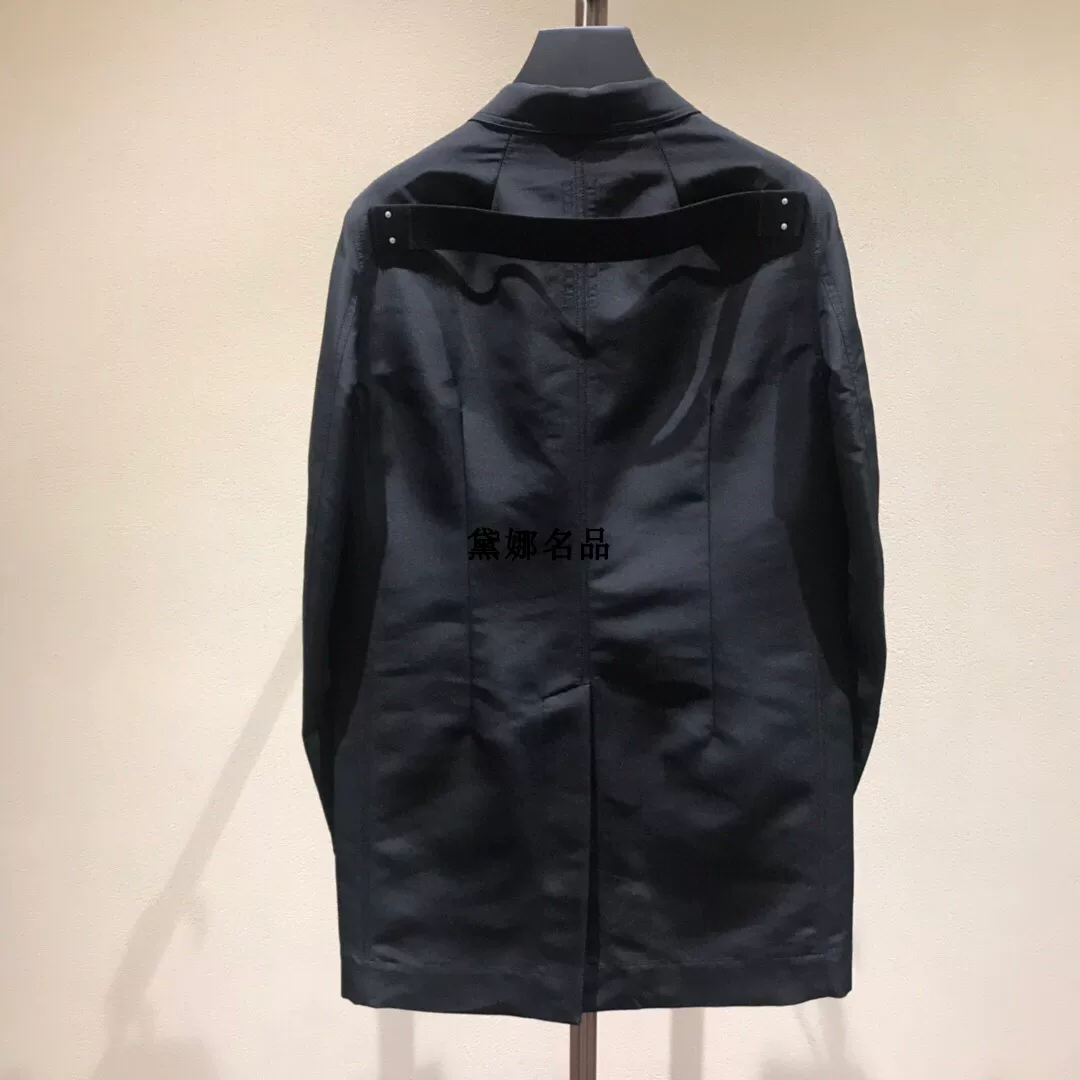 [Оригинал в наличии Rick Owens 21SS главная линия средняя длинная свободная мужской пиджак RU21S6723]