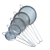 80MM stainless steel oil spoon Luo sieve flour sieve filter net Birds Nest spoon oil grid