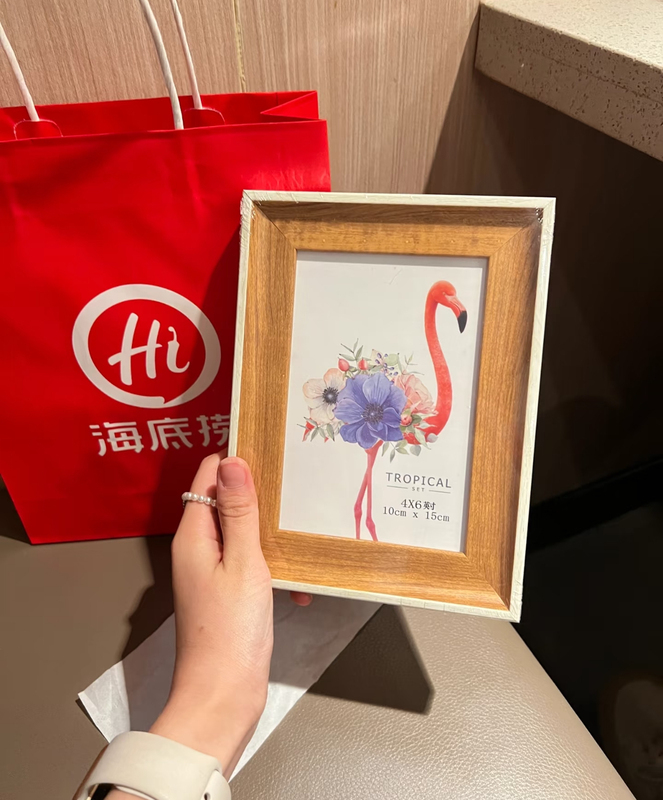 Haidilao-Themed Photo Frame 6inch Creative Desktop Decoration Gift for Friends and Besties Birthday Gift Qixi Festival
