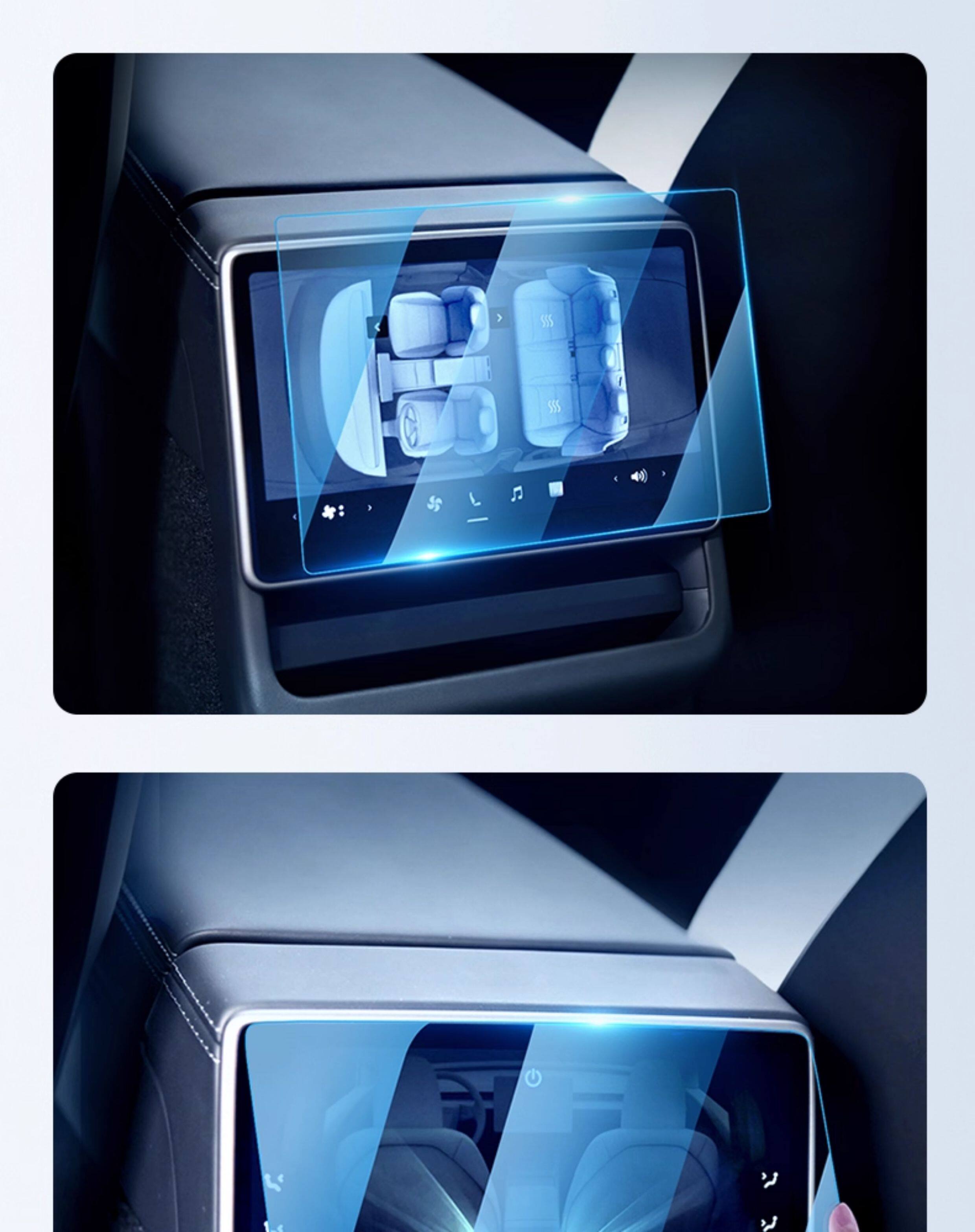 Suitable for Tesla's New Version Model Y/3/Yl Central Control Tempered Film Rear Screen Explosion-Proof Protective Film Accessories