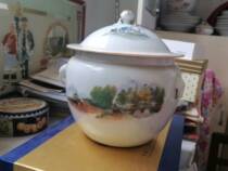 The Wenge Period-Manual Painting Construction of a New Rural-Cultural Revolution jar-a pity to crack a small piece