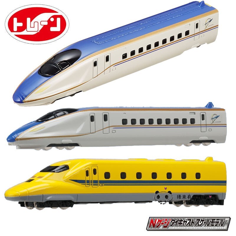 Japanese Trane Alloy Train Model N Gauge Bullet Train N700 Shinkansen Electric Train Steam Locomotive Inertia Toy