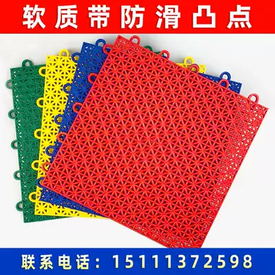 Suspension floor kindergarten outdoor basketball sports field outdoor non-slip plastic floor mat suspension assembly floor