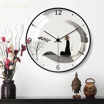 Nordic clock Wall Oval Korean quartz clock pure white module indoor hook twelve modified pointer type large