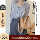 Вместительная и большая оригинальная демисезонная сумка на одно плечо, сумка через плечо, из натуральной кожи