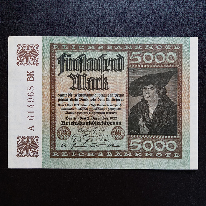 German 5000 mark banknotes 1922 rare collection of foreign coins nine products