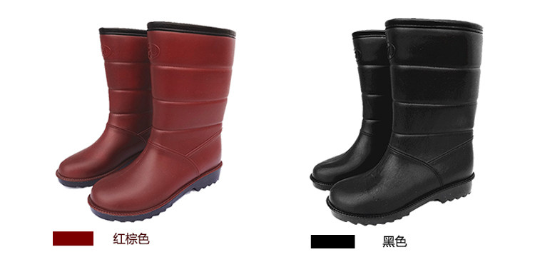 Chaussures - bottes caoutchouc homme pour hiver - semelle tendon - Ref 960512 Image 15