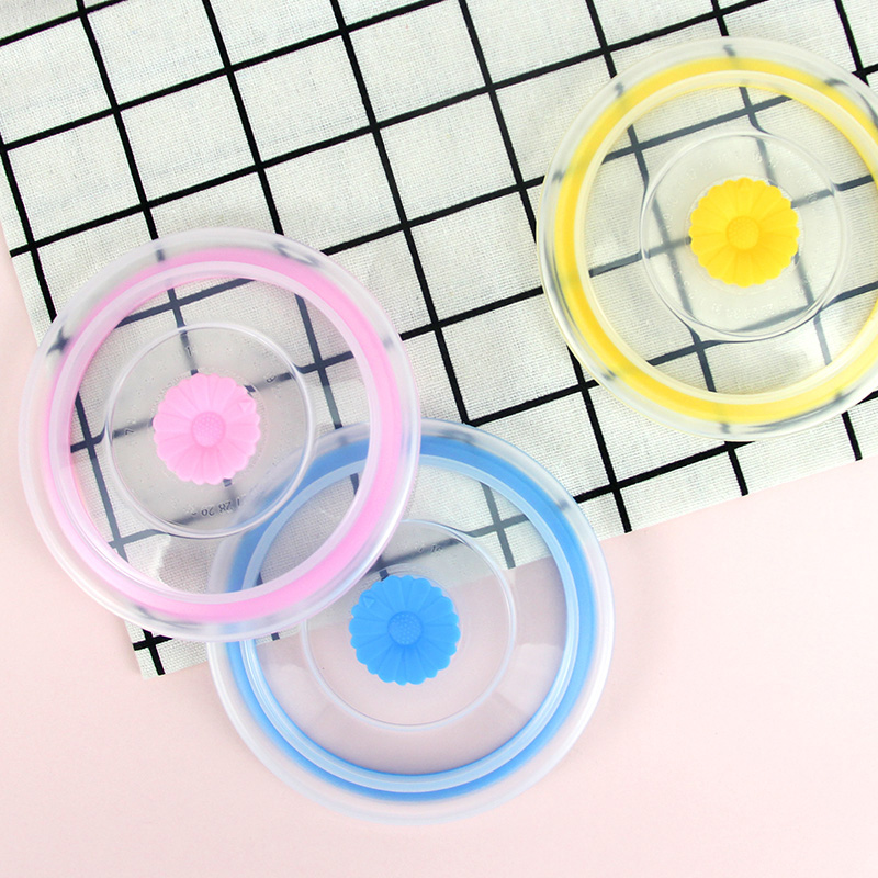 Accessories Cover Pink Sealed Bowl Cover Fresh cover Stainless Steel Bowl assorted
