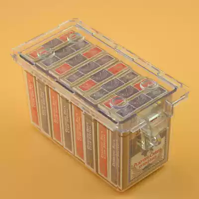 Baccarat special card delivery box 8 pay card box waste card box free buckle Texas Hold'em Baccarat chips