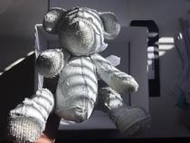 readymade designer hand made old sewing plush bear doll doll by hand