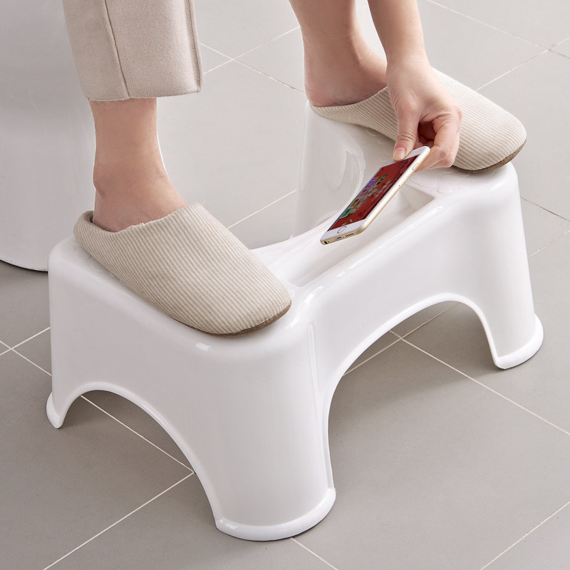 New pint toilet foot stool Pregnant Woman Plastic Pedaling Squatting style stepped foot stool padded with stool Squat Baby Footrest Stool