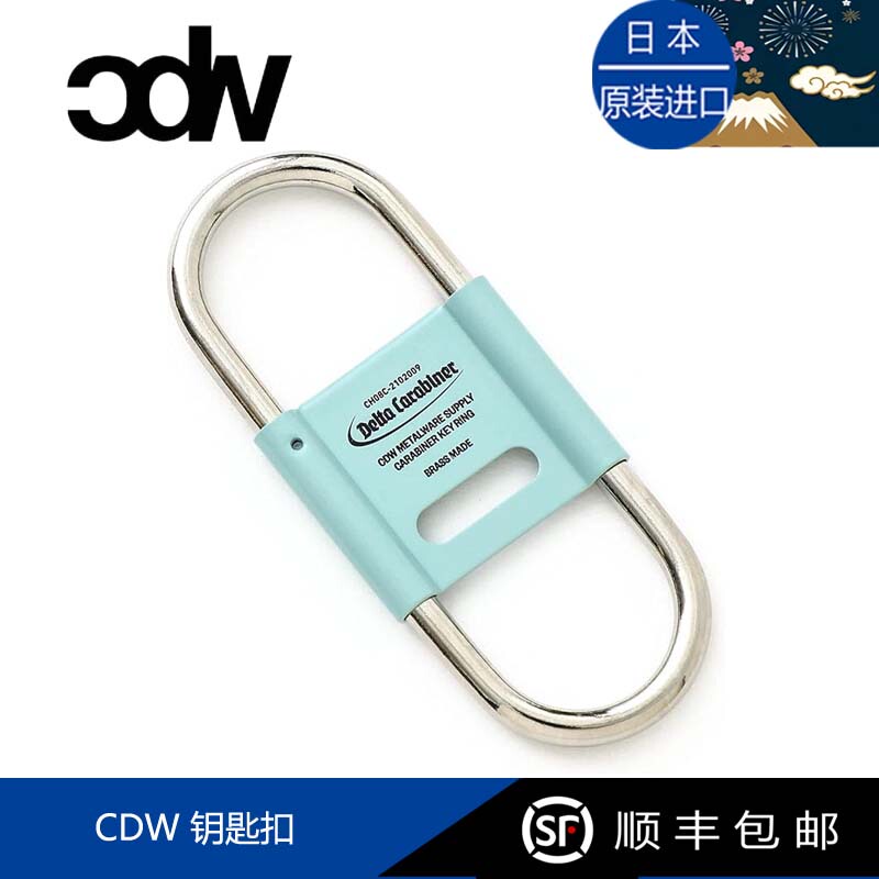 In-Stock Japanese Imported Candy Design&Works Brass Paperclip Keychain Gift Retro Pendant