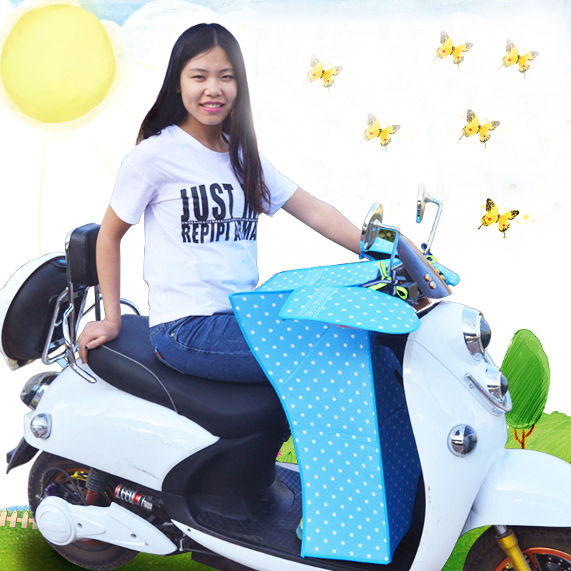 Electric car windshield is summer sunscreen split motorcycle sunshade summer thin section battery car small and light female