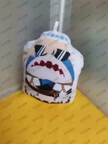 FF14 Final Fantasy, окружающая великий торговец Mercels, Shark Commander Plush Plush Plufcing Cool CoolChain