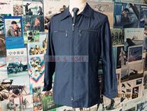 Brand new German naval version deck for training jacket Spring and autumn Korean version canvas overalls blue sashimi long sleeve jacket