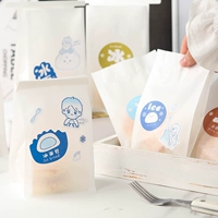 Ice -Noodle Bag Сумки для хлопчатобумажной бумаги Внутренняя крышка охлажденная водонепроницаемая запеченная запеченная полоса железная проволочная пласка бумажная бумага