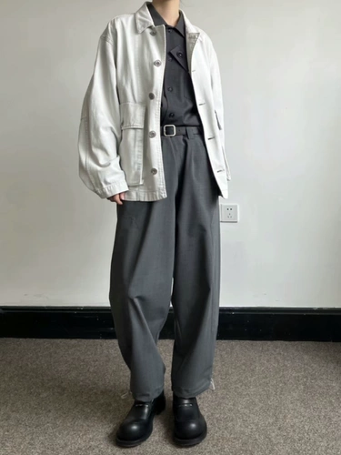 Купить продукты LEMA Grey Grey квадратная куртка Flip Pocket Pant