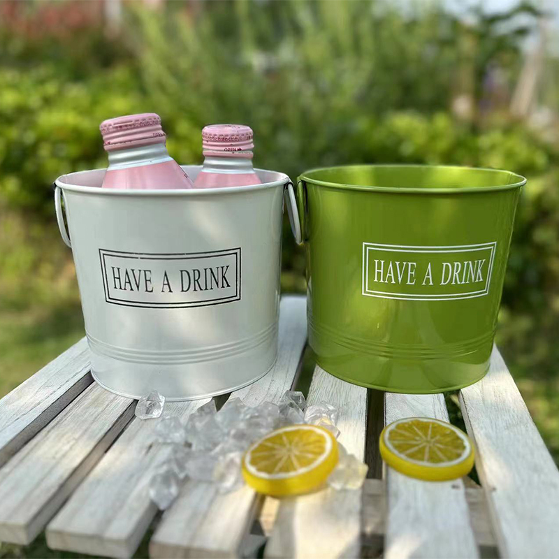 Bar Ktv Creative Ice Bucket, Home Beer Bucket, Outdoor Camping Commercial Use, Ice Cube Bucket for Stalls, Desktop Trash Can