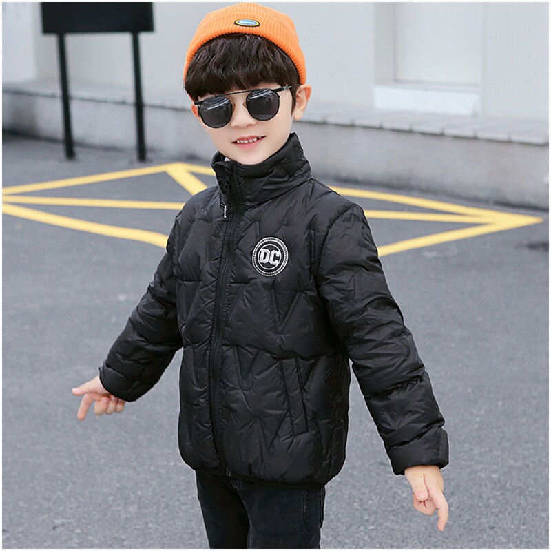 Next win boy's down jacket autumn and winter New Foreign style middle and Big Boy light white duck down short boy coat tide
