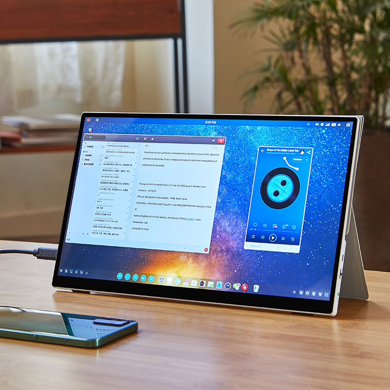 Flash Snake 4K portable display 15 inch laptop external vertical screen 144hz touch screen