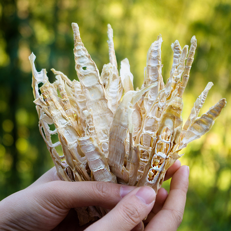Dried bitter bamboo shoots Sichuan Yibin Specialty Bitter bamboo shoots Bamboo Sea Farmer's Sun-dried Handmade Dried Wild Dried Brutal Bamboo Shoots 200g