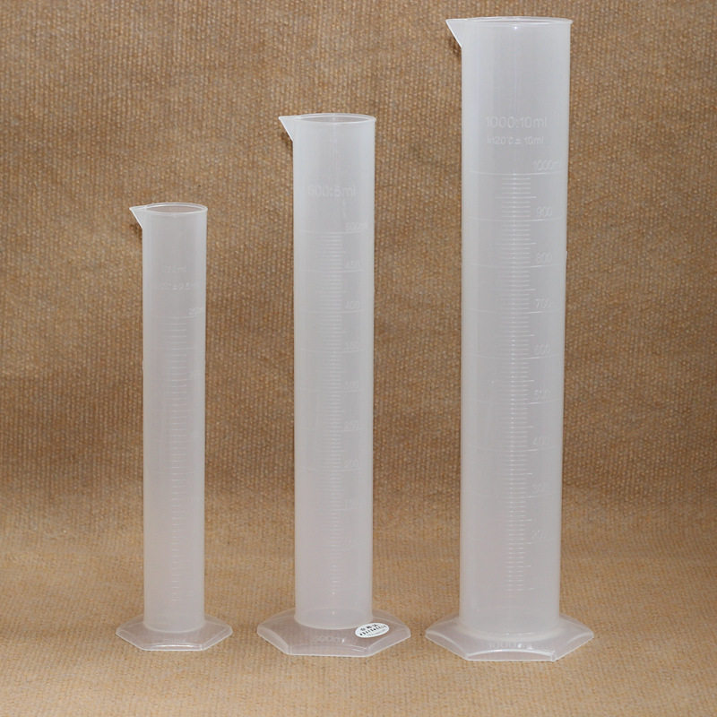 塑料量筒250ml500ml10ml1000ml实验室量筒测量量筒量杯