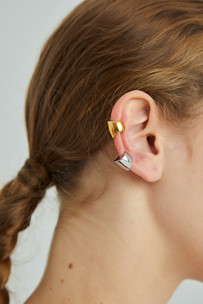 Wearring) ear bone clip ear clip for women and men without ear piercing retro Hong Kong flavor European and American cold wind exquisite simplicity cool