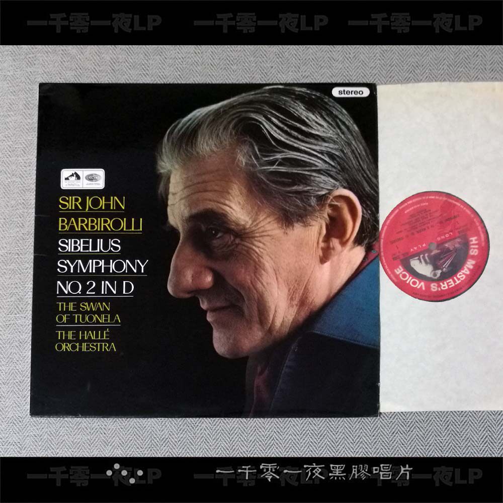 HMV ASD2308 first edition of Barbirolli Barbirolli Sibelius 2nd handed LP
