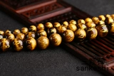 Натуральный желтый тигр глаз тигр глаза горячим шесть шестикратных мантрой из бусин бусины из бусин.