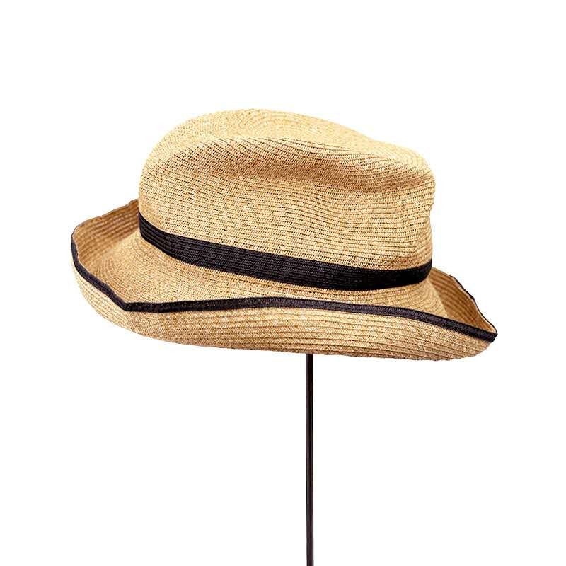 Original Japanese Irregular-Shaped Mature Style Hat with Adjustable Straps, Foldable Sun Protection Sun Hat, Sun Straw Hat