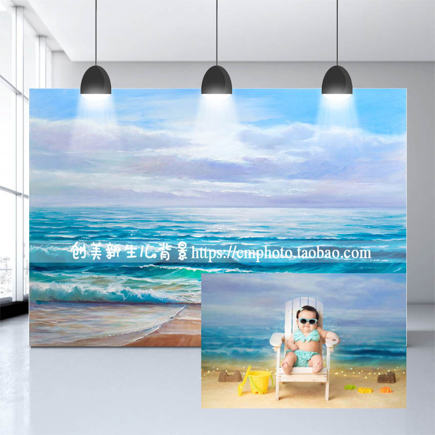 Door-to-door soft rubber newborn background one-year-old baby background foldable children's background NB-341