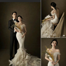 Dark coffee oil painting texture wall hand-painted Korean style monochrome background childrens oil canvas portrait background portrait photo background