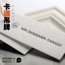 High-grade cotton paper personality cartoon card card card paper tag factory direct customized