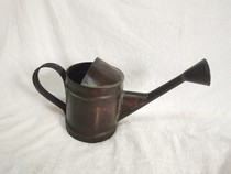 Early manual manufacturing pure copper cast bucket sprinkler kettle nostalgia collection of old-fashioned secondhand folk objects