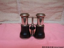 Antique collection early British and American music jockeys will make pure copper leather telescope theater mirror nostalgic old items