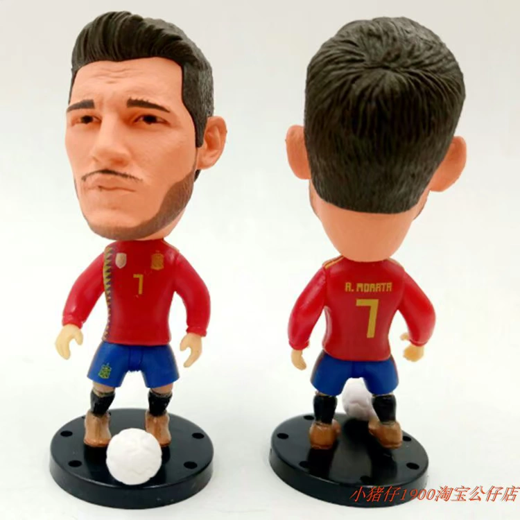 18 phiên bản của ngôi sao bóng đá sự kiện búp bê Aguero zil trắng Muller di Maria Ramos
