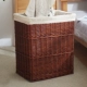 Cai Brown Basket+Snowflake Linting без крышки