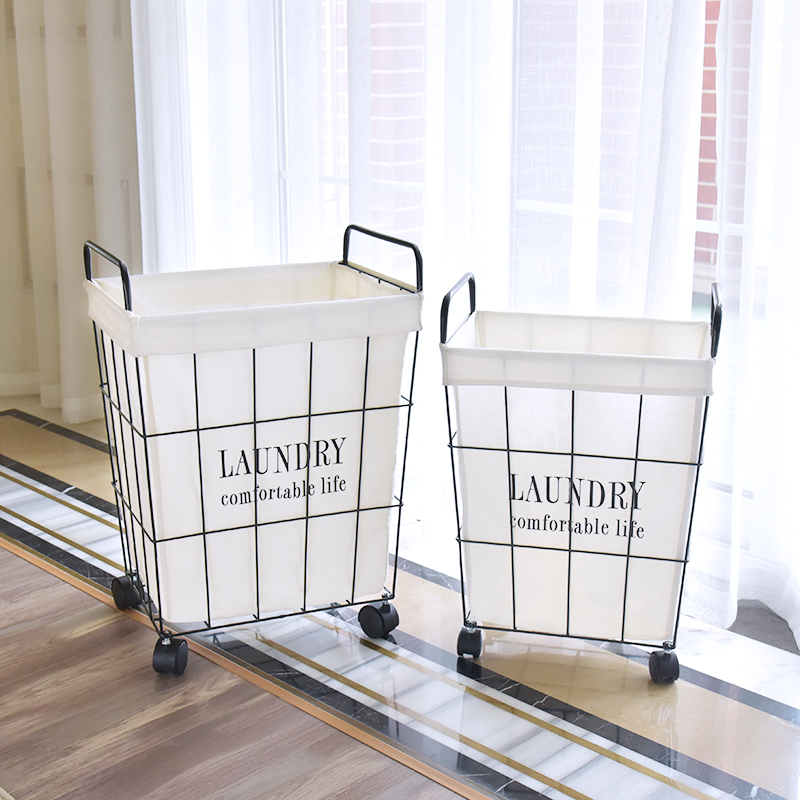 Dirty Laundry Containing Basket Iron Art Dirty Laundry Basket Containing Basket laundry basket Toys clothing Clothing clothes Loubucket Home Dirty Laundry Basket