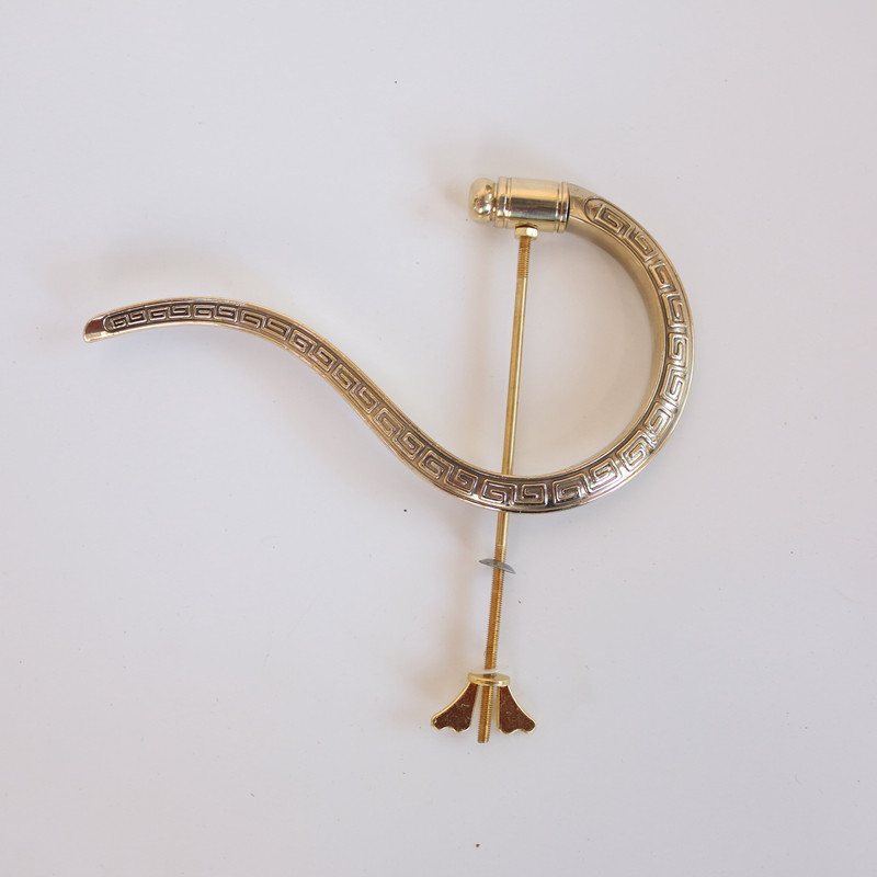 Boutique Painting Brow Stainless Steel Bird Cage Accessories Bamboo Bamboo Old Bamboo Bird Cage Hook Hooks Pure Copper Accessories