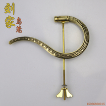 Fine thrush stainless steel bird cage accessories large bamboo bamboo old bamboo bird cage hook adhesive hook pure copper accessories