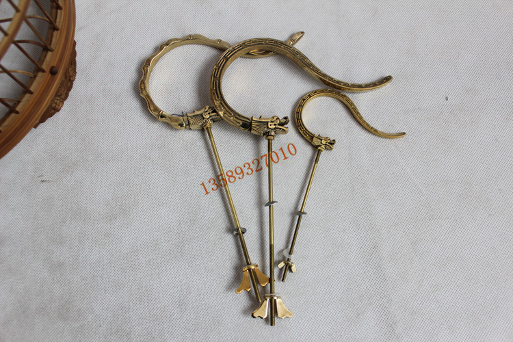 Boutique eyebrow stainless steel bird cage accessories faucet bamboo bamboo cage hook hook with pure copper match
