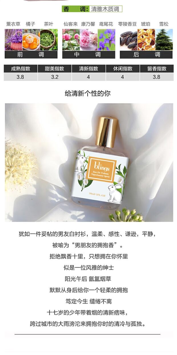 Nước hoa Niche hàng nội địa blings nước hoa kỳ lân Darjeeling trà nhỏ cúc xanh gió chuông đen miếng vịt đa dạng - Nước hoa nước hoa sáp