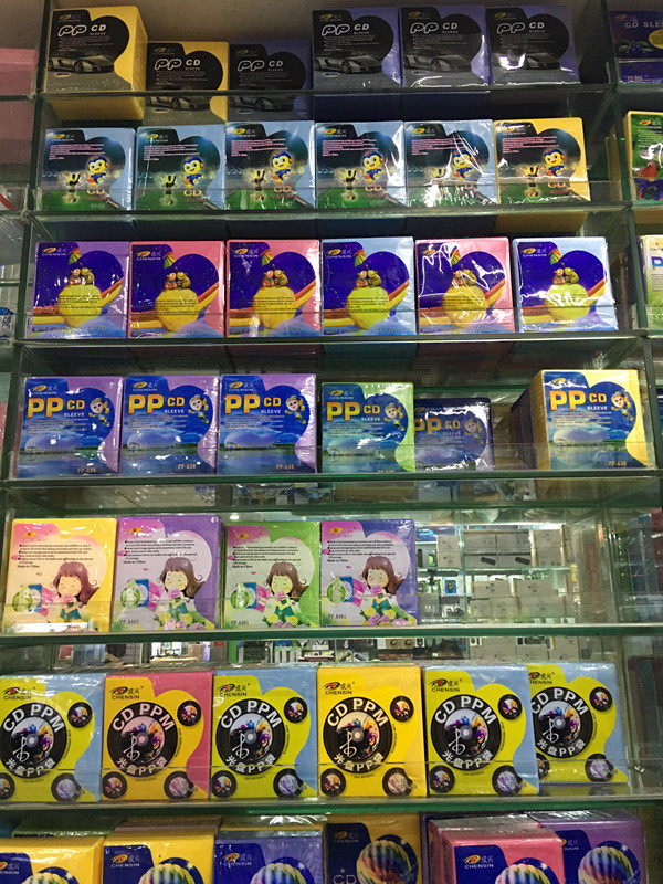 (thickened 100 sheets of PP bag) ultra-thick double-sided optical disc PP bag CD bag with 100 optical discs cover protective sleeve per pack