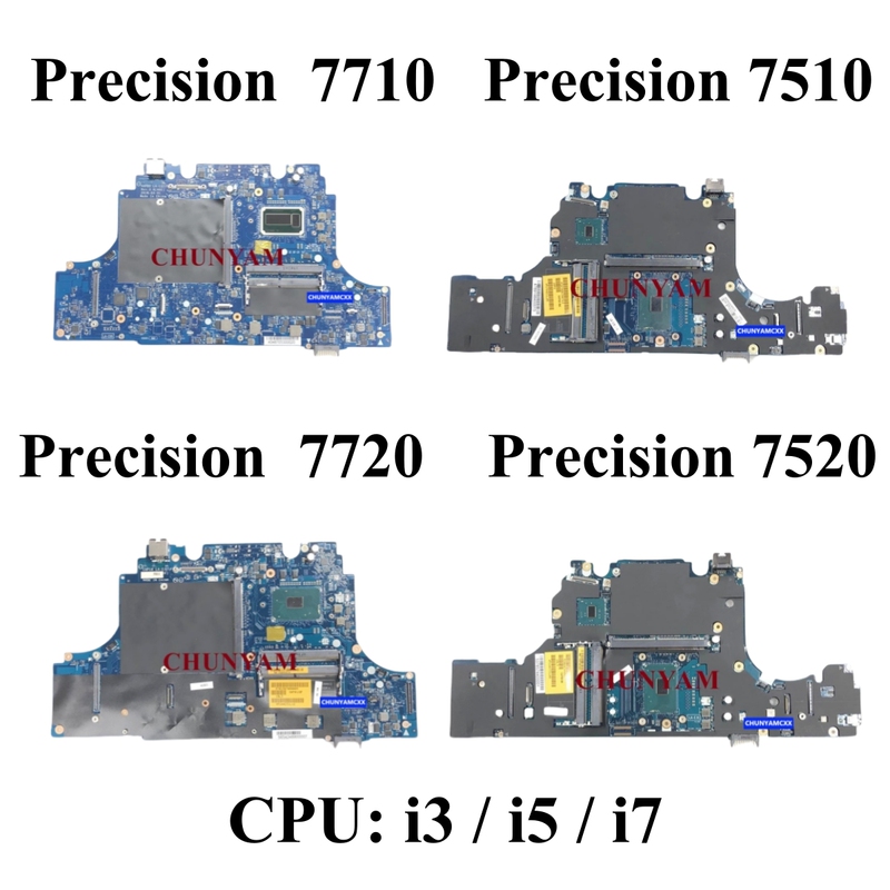 Dell/Dell Precision 7510 7520 7710 7720 7530 7730 7540 Motherboard W