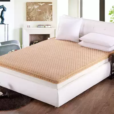 Mattress mattress thickening sponge stereo coral fleece students dormitory single bed mattress 1 8 meters double specials