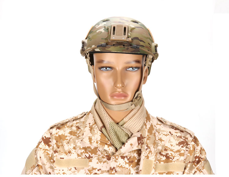 Ngoài trời commando chiến thuật khăn nam giới và phụ nữ ngoài trời fan quân đội ngụy trang vuông khăn bib rừng ngụy trang lưới khăn khăn đa năng phượt thủ